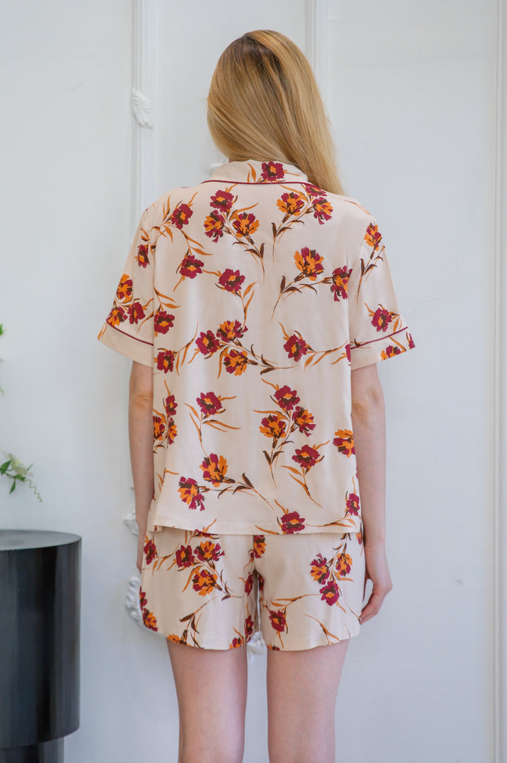 Summer Blossom Pajamas – Comfortable Cotton Loungewear